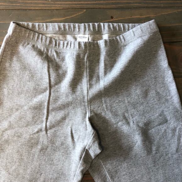 Abercrombie and Fitch Gym Issue gray knit cropped leggings women's size large - Picture 4 of 8